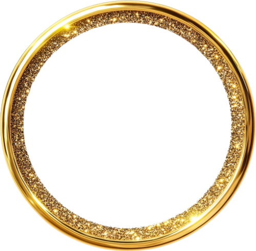 Khung tròn, golden