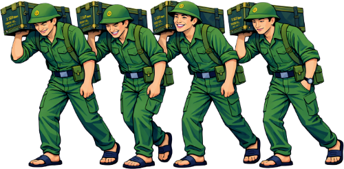 Chiến sĩ, vui vẻ 2