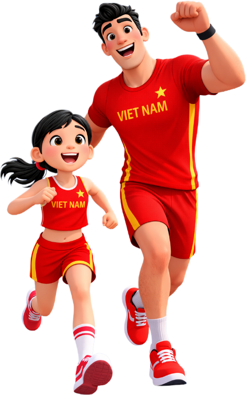 Chàng trai, cô bé, vui vẻ