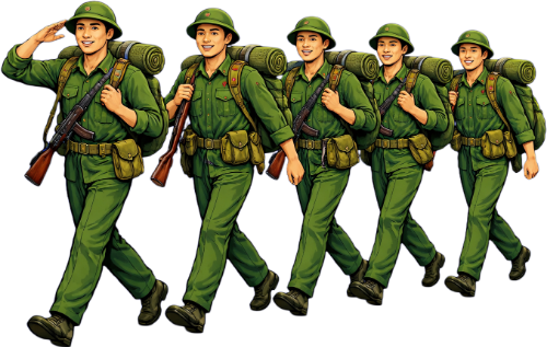 Chiến sĩ, vui vẻ 4