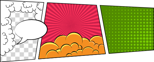 Mây, khung, cartoon