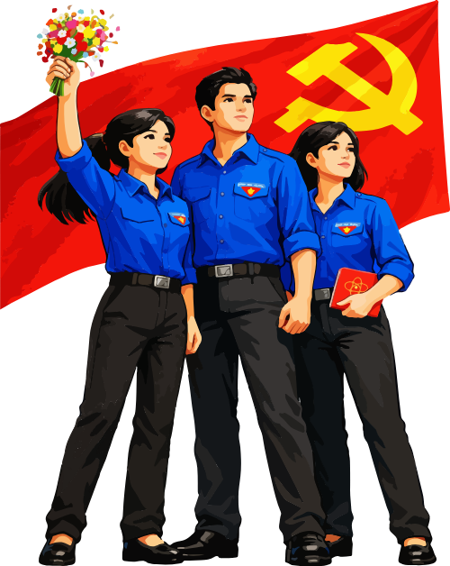 Chàng trai, cô gái, đoàn thanh niên