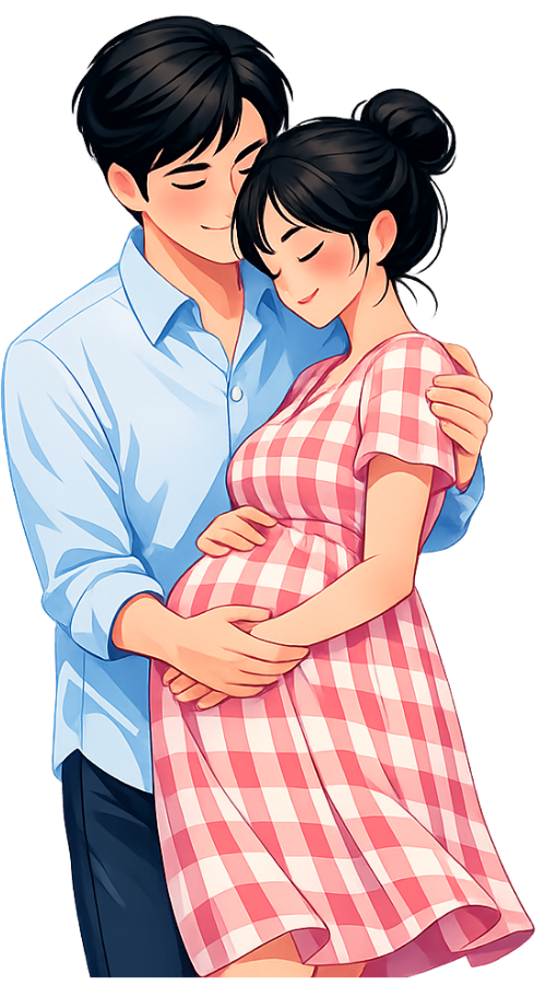 Vợ chồng, mang bầu