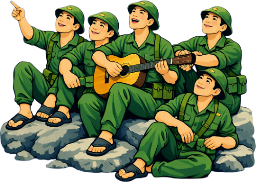 Chiến sĩ, vui vẻ 3