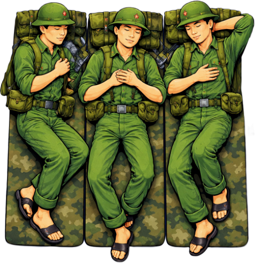 Chiến sĩ, vui vẻ 1