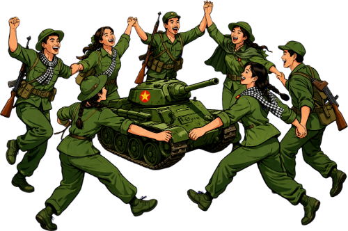 Chiến sĩ, nhảy múa 4