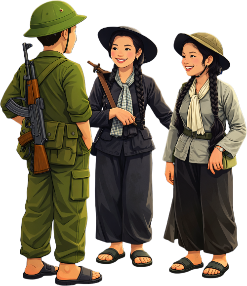 Chiến sĩ, vui vẻ 4