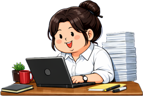 Cô gái, làm việc 1