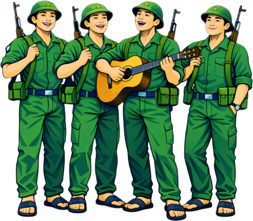 Chiến sĩ, vui vẻ 5