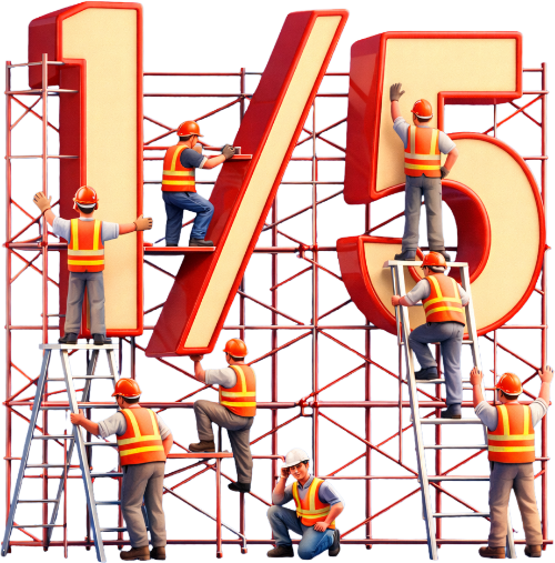 Số 1, số 5, lắp ráp