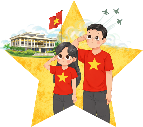 Chàng trai, cô gái, đứng nghiêm