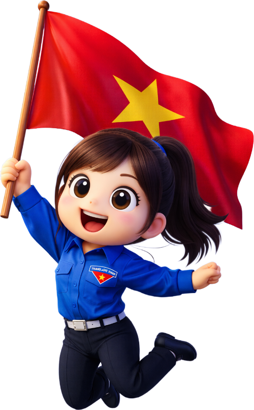 Cô gái, đoàn thanh niên 3