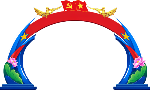 Cổng, cờ việt nam
