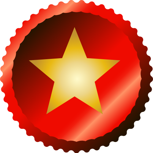 Huy hiệu, ngôi sao