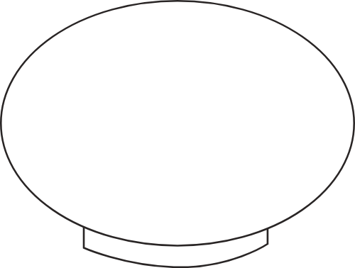 Dĩa lót, shape