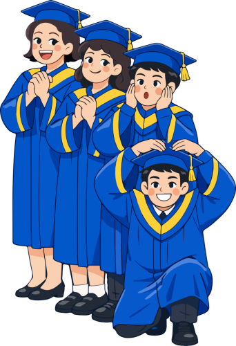 Chàng trai, cô gái, tốt nghiệp 2