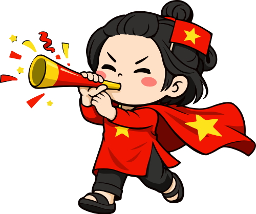 Cô gái, thổi kèn