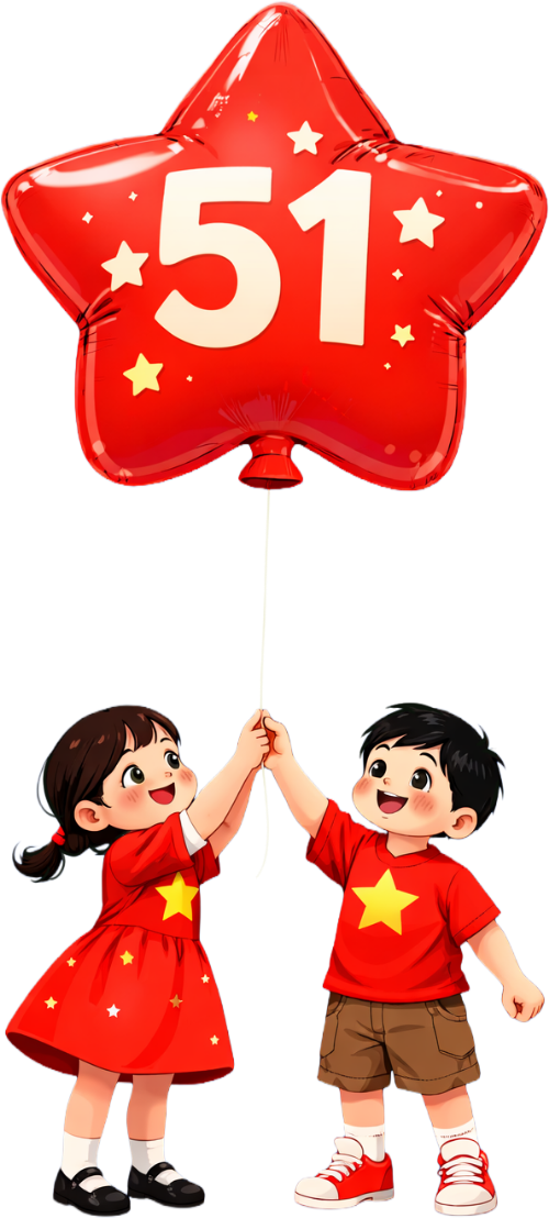 Cậu bé, cô bé, cầm bóng bay