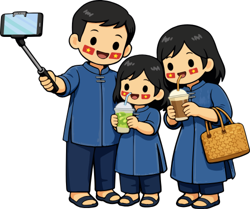 Gia đình, chụp ảnh