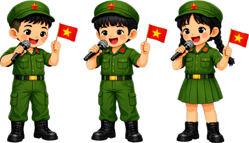 Chiến sĩ, ca hát