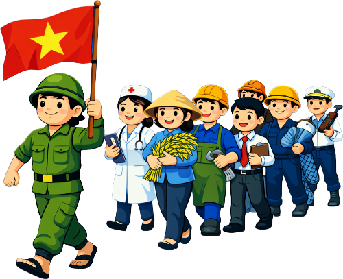 Nhân dân, vui vẻ 4