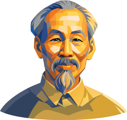 Chủ tịch Hồ Chí Minh, cách điệu 2