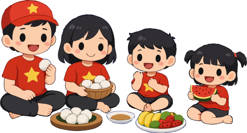 Gia đình, ăn cơm