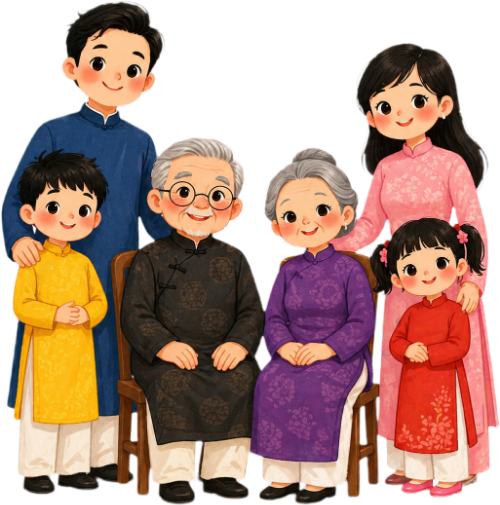 Gia đình, vui vẻ