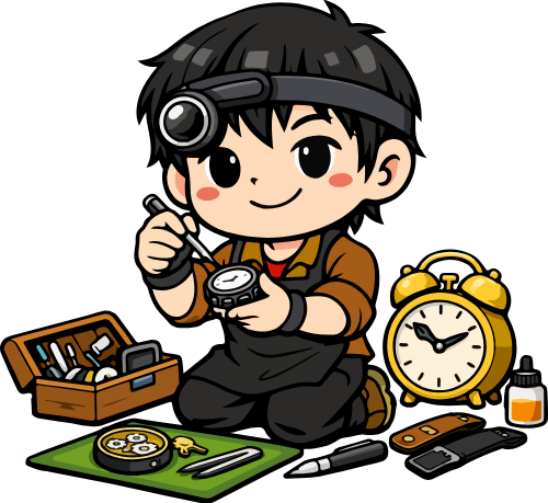 Cậu bé, sửa đồng hồ