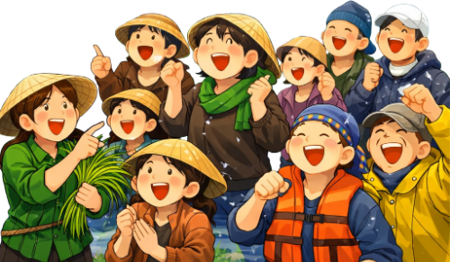 Người dân, vui vẻ 3
