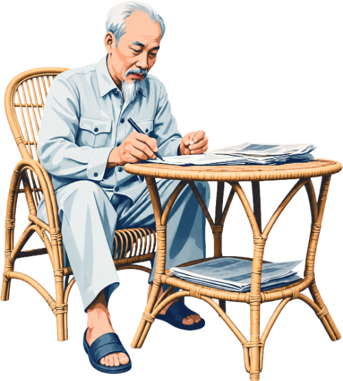 Chủ tịch Hồ Chí Minh, làm việc