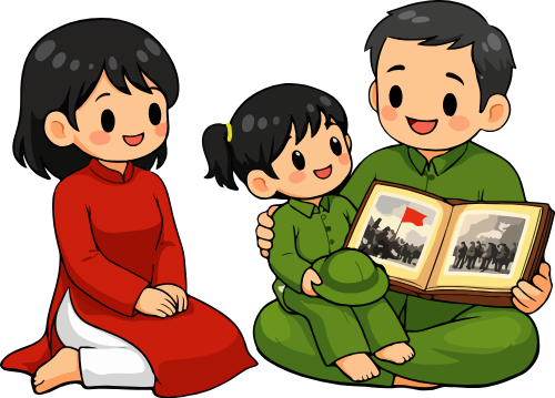 Gia đình, kể chuyện