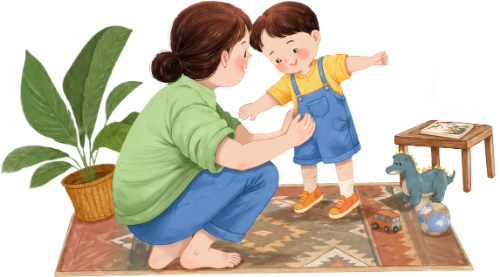 Mẹ con, vui vẻ 1