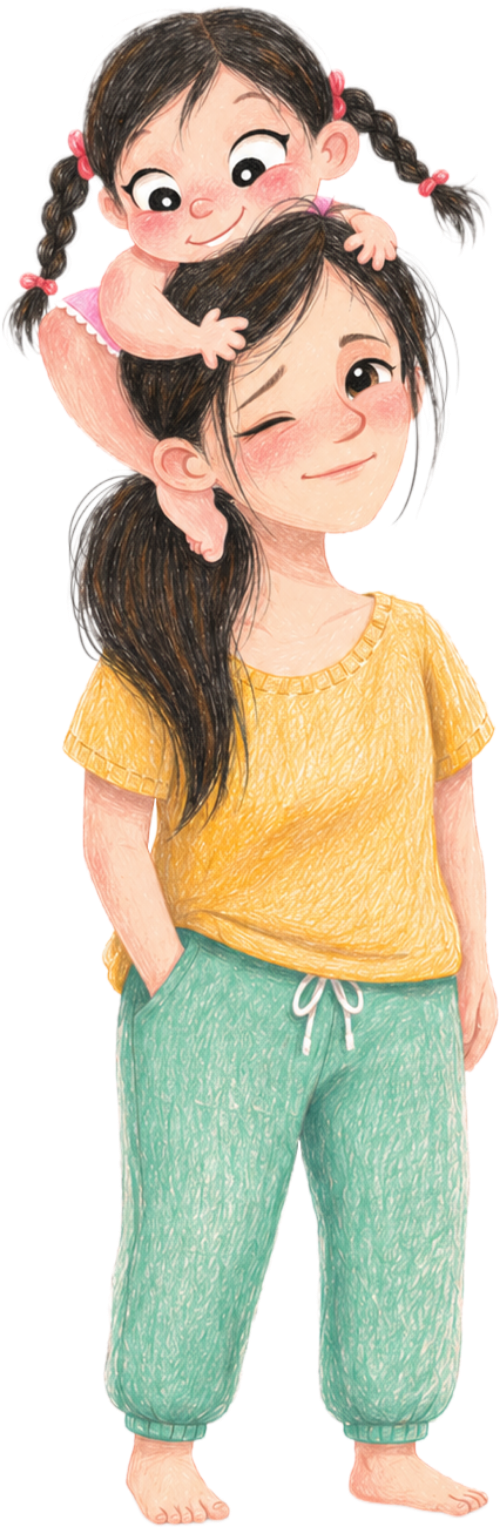 Mẹ và bé, vui vẻ 3