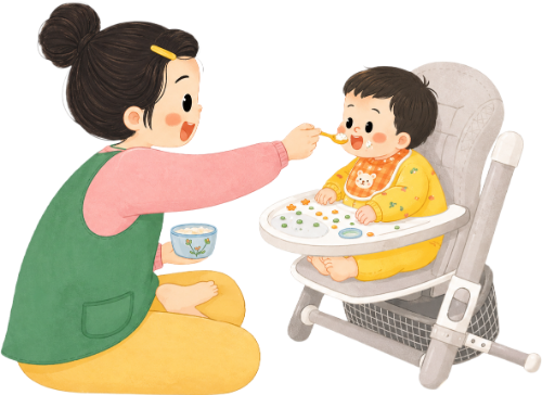 Mẹ và bé, ăn dặm