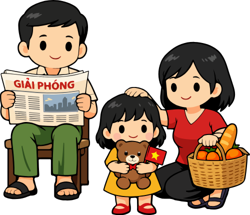Gia đình, vui vẻ