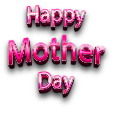 Chữ cách điệu, mother's day 6