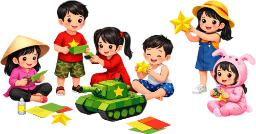 Trẻ em, vui vẻ 3