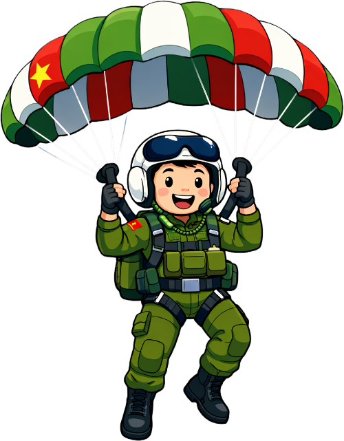 Chiến sĩ, vui vẻ