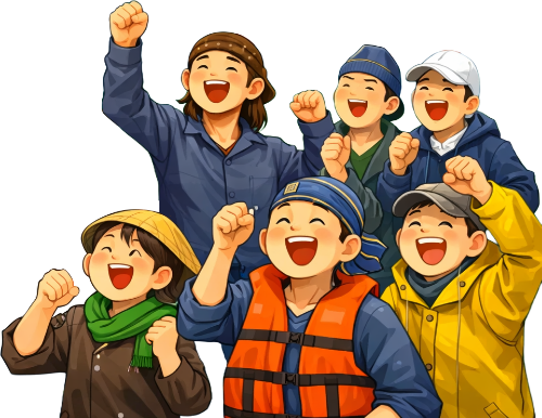 Người dân, vui vẻ