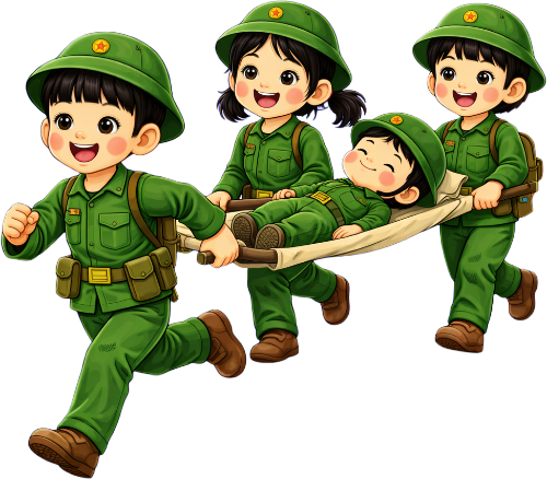 Chiến sĩ, cán cứu thương