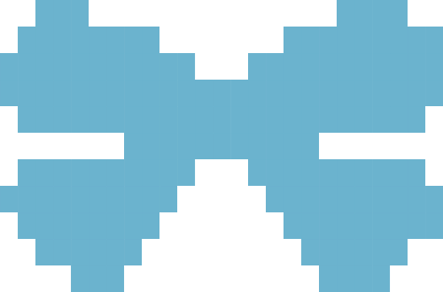 Pixel, bow, nơ