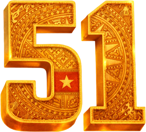 Số 51, hoa văn