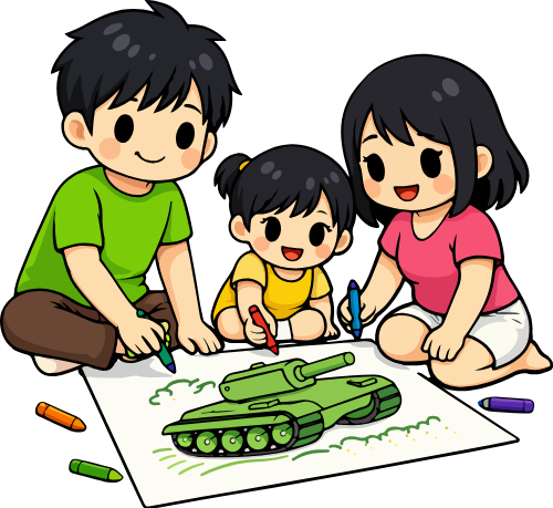 Gia đình, vui vẻ 5