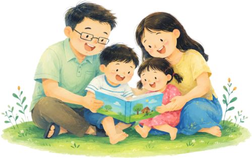 Gia đình, vui vẻ 4