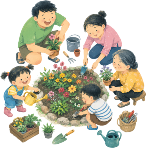 Gia đình, vui vẻ 4