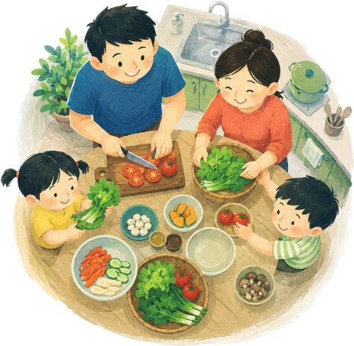 Gia đình, vui vẻ 3