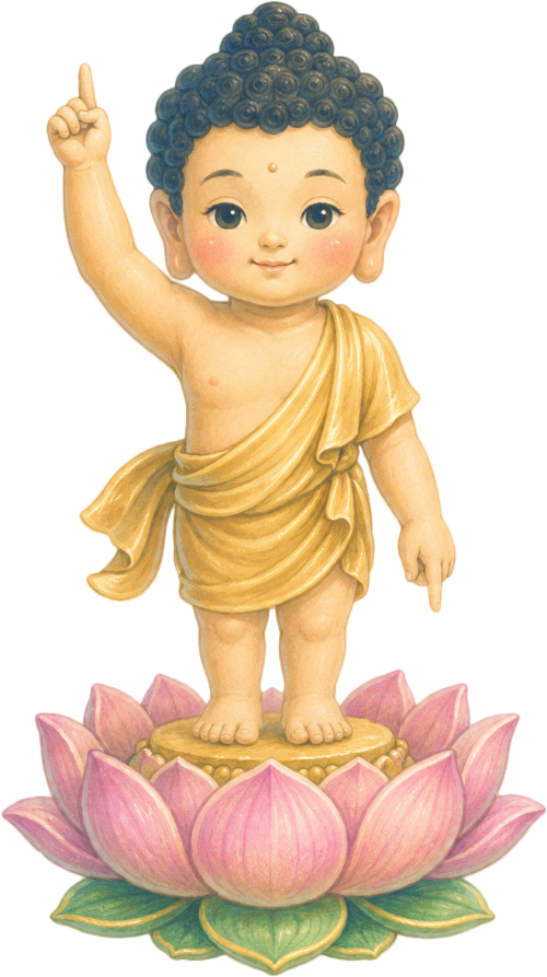 Tượng, bé Siddhartha Gautama