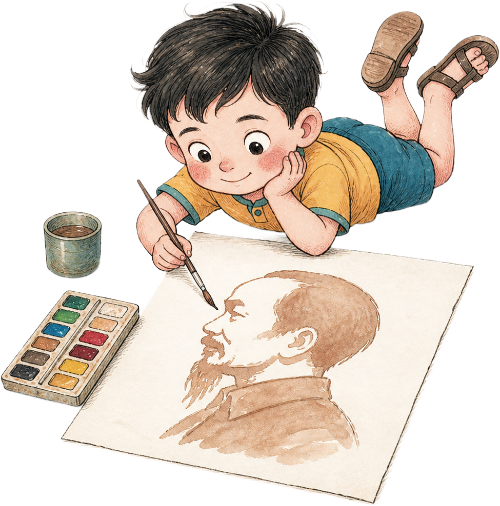 Chủ tịch Hồ Chí Minh, trẻ em, vui vẻ 8