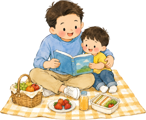 Bố và con, vui vẻ 3